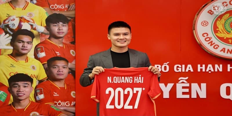 Quang Hải quyết định gắn bó với bóng đá thủ đô đến năm 2027